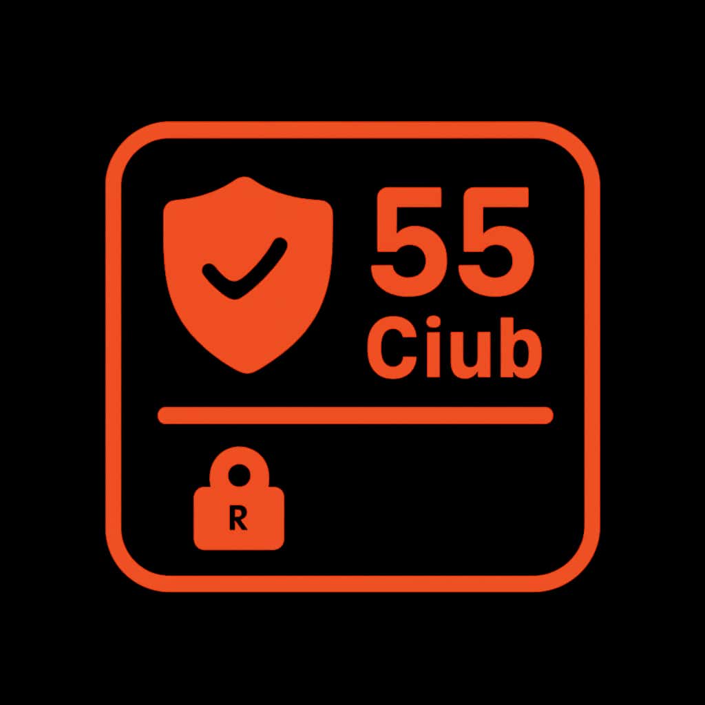 Icon representing Secure Login Setup for 55 Club