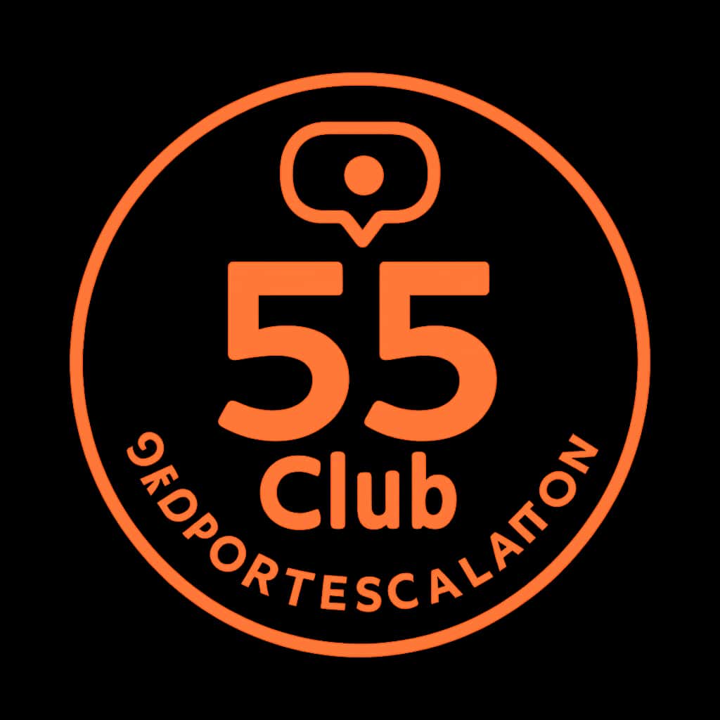 Icon representing the support escalation process for 55 Club.